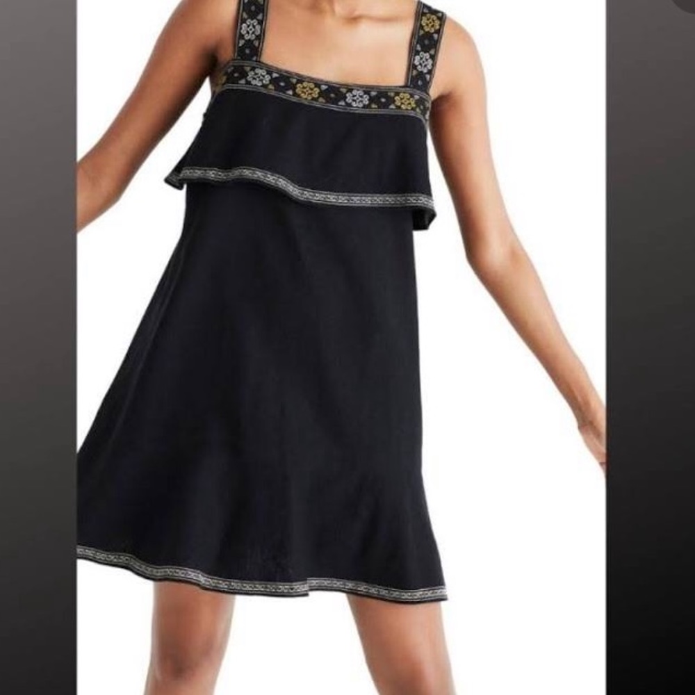 X-Large madewell embroidered flutter dress